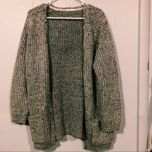 Perfectly Oversized Forever 21 Knit Gray Cardigan